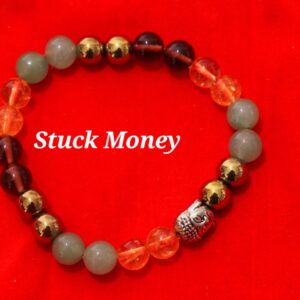 Stuck money bracelet
